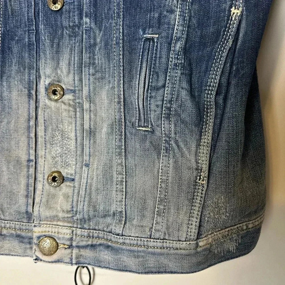 Vintage Diesel Repaired Denim Jacket Small - Picture 5 of 12